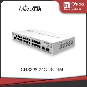 MikroTik CRS326-24G-2S+RM Managed Switch
